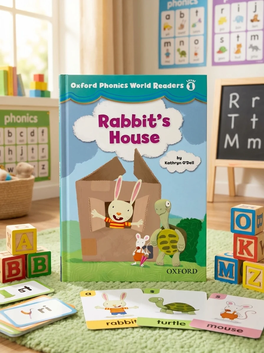 Oxford Phonics World 1 Reader. Rabbit's House, обкладинка