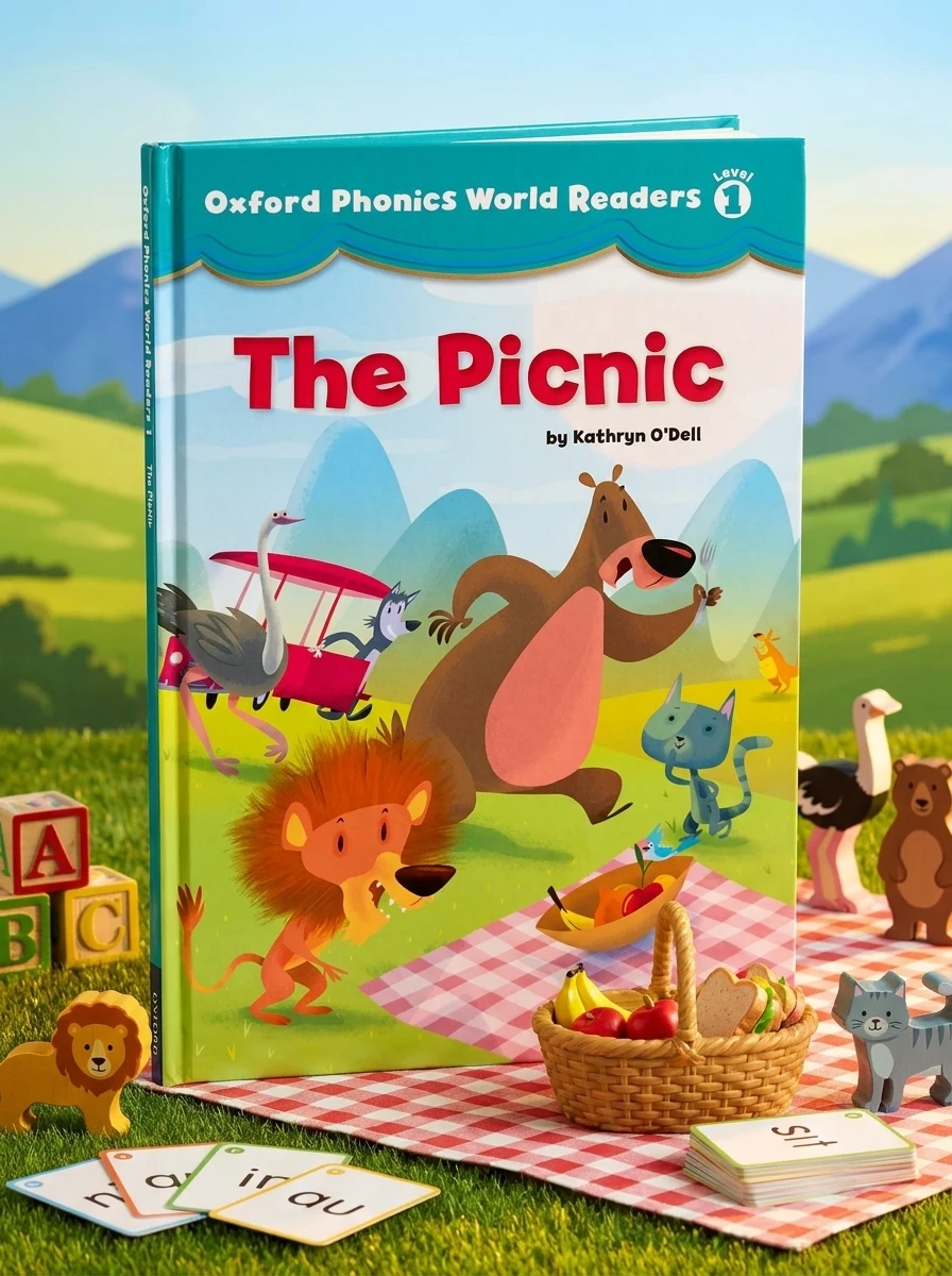 Oxford Phonics World 1 Reader. The Picnic — Кетрін О'Делл, обкладинка