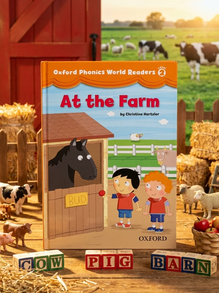 Oxford Phonics World 2 Reader. At the Farm