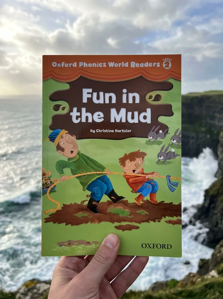 Oxford Phonics World 2 Reader. Fun in the Mud — Крістін Гартцель, обкладинка