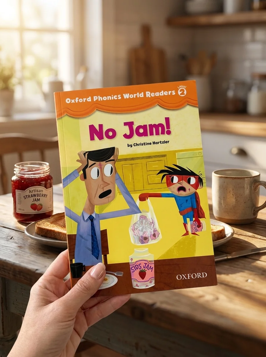 Oxford Phonics World 2 Reader. No Jam! — Крістін Гартцель, обкладинка