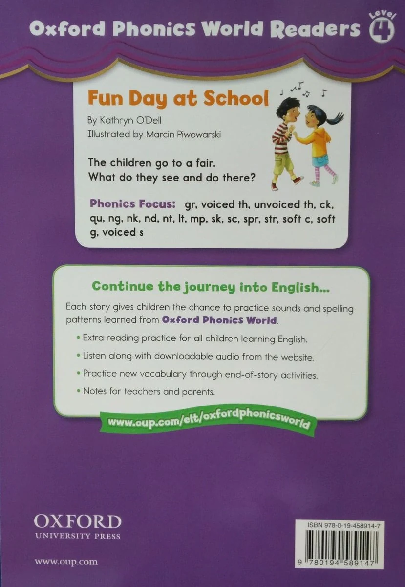 Oxford Phonics World. Level 4. Reader: Fun Day at School, Кетрін О'Делл