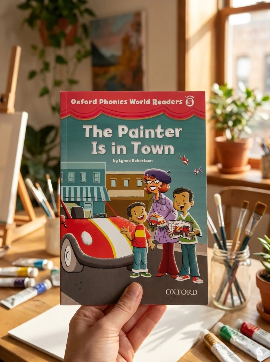 Oxford Phonics World. Level 5. Reader: The Painter is in the Room — Лінн Робертсон, обкладинка