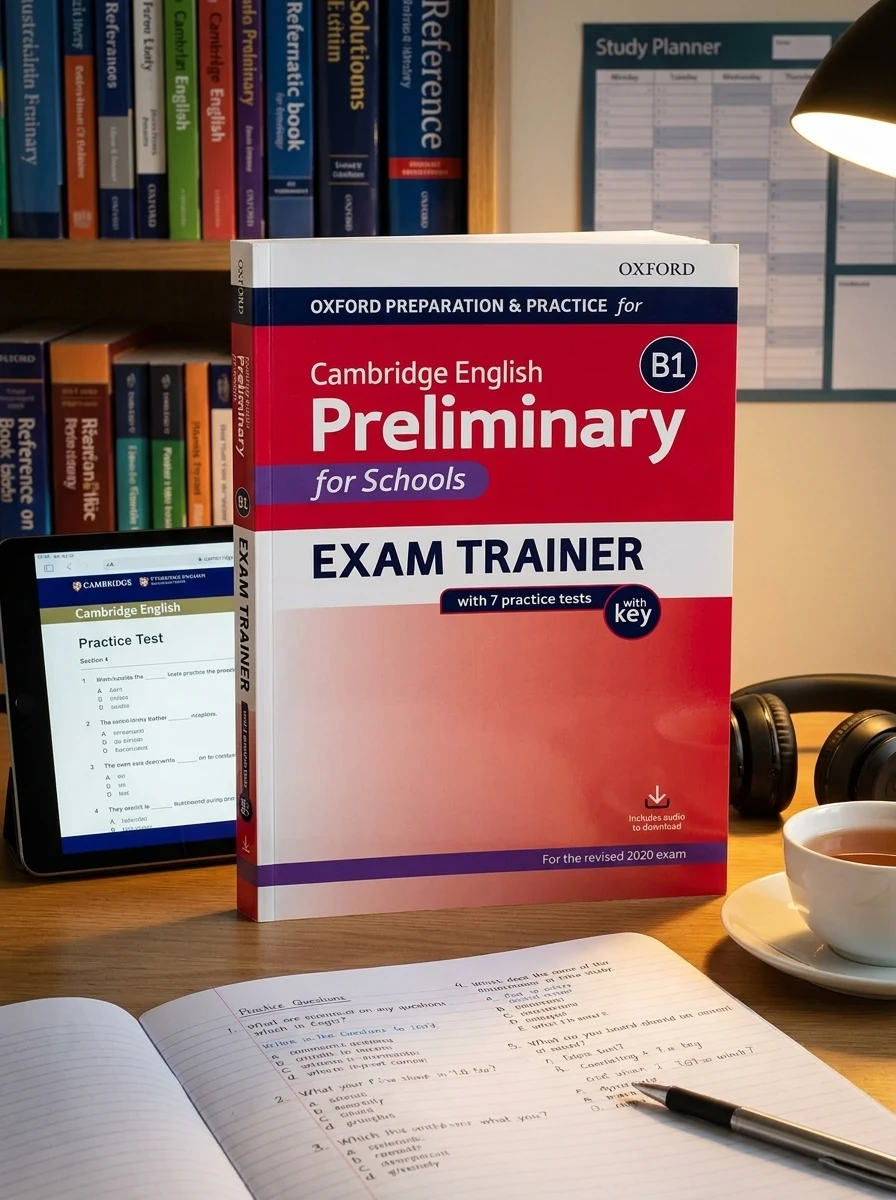 Oxford Preparation and Practice for Cambridge English B1 Preliminary for Schools Exam Trainer with Key, обкладинка