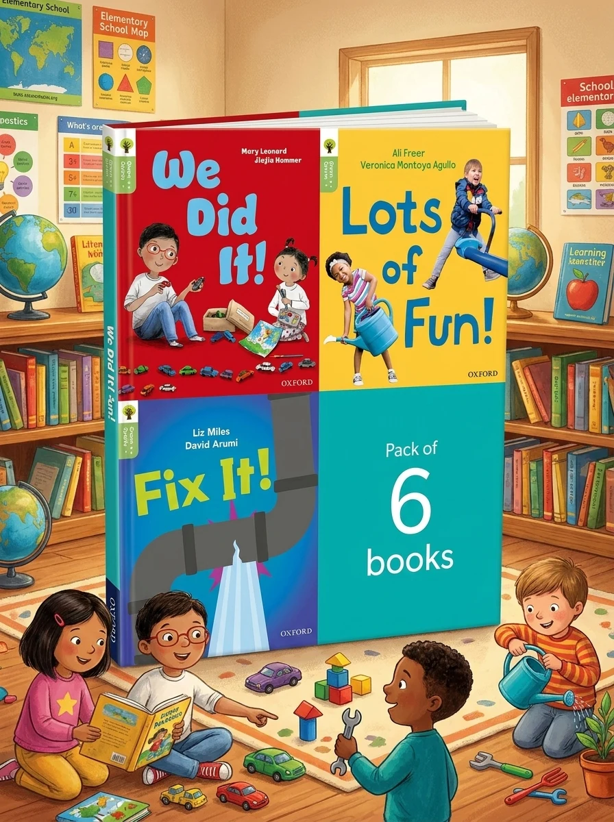 Oxford Reading Tree Green Sparks: level 2 LEVEL 2 PACK of 6 — Вивчення мов