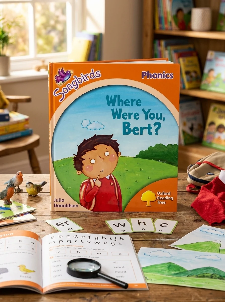 Oxford Reading Tree Songbirds Phonics: Level 6: Where Were You, Bert? — Дитяча література