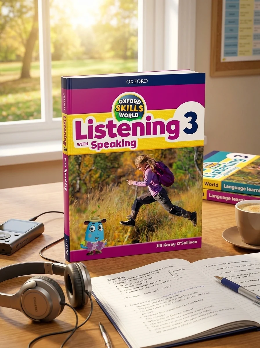 Oxford Skills World Level 3 Listening with Speaking Student Book + Workbook — Джилл Корі О'Салліван, обкладинка