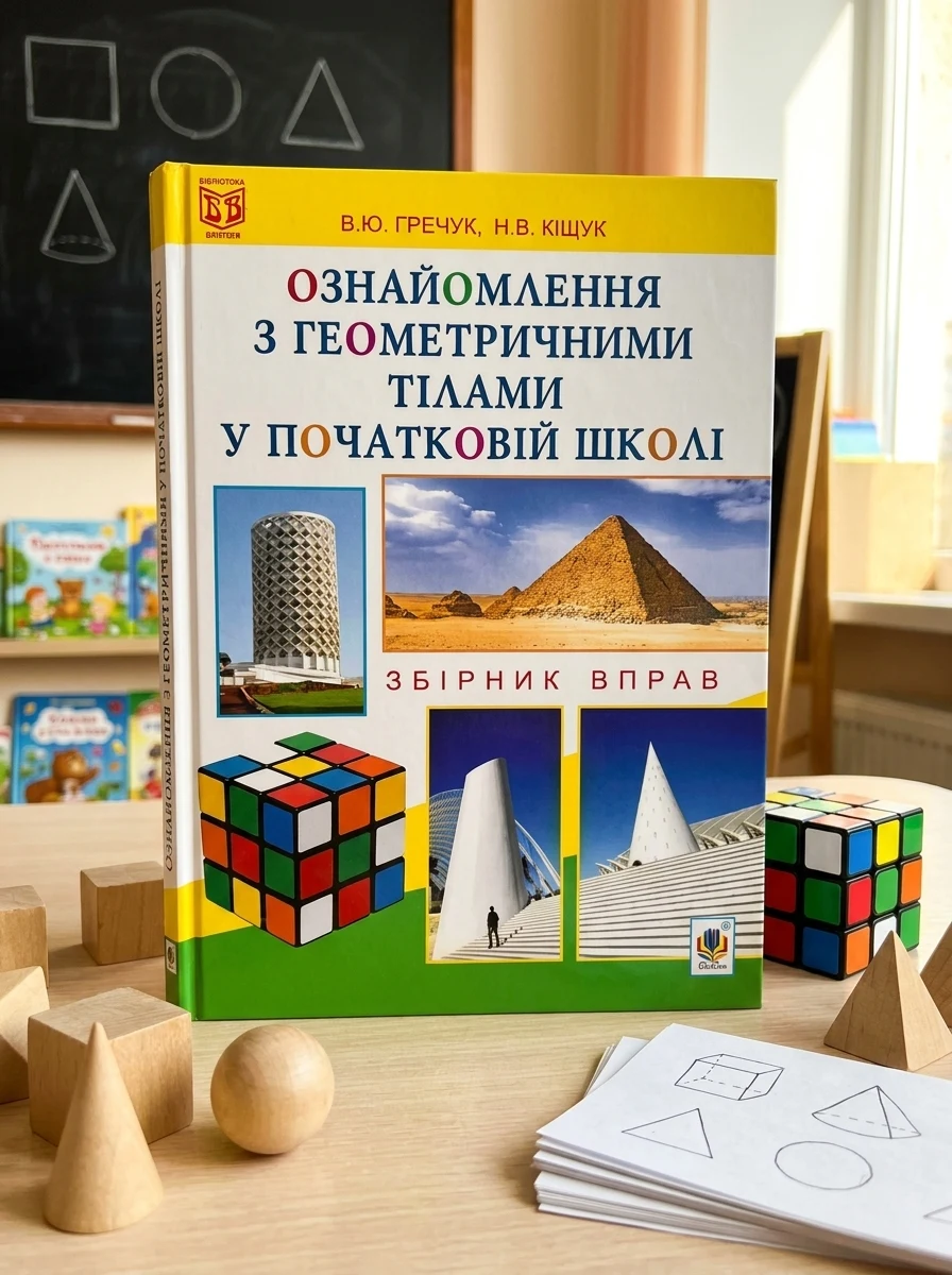 Ознайомлення з геометричними тілами у початковій школі. Збірник вправ — Дитяча література