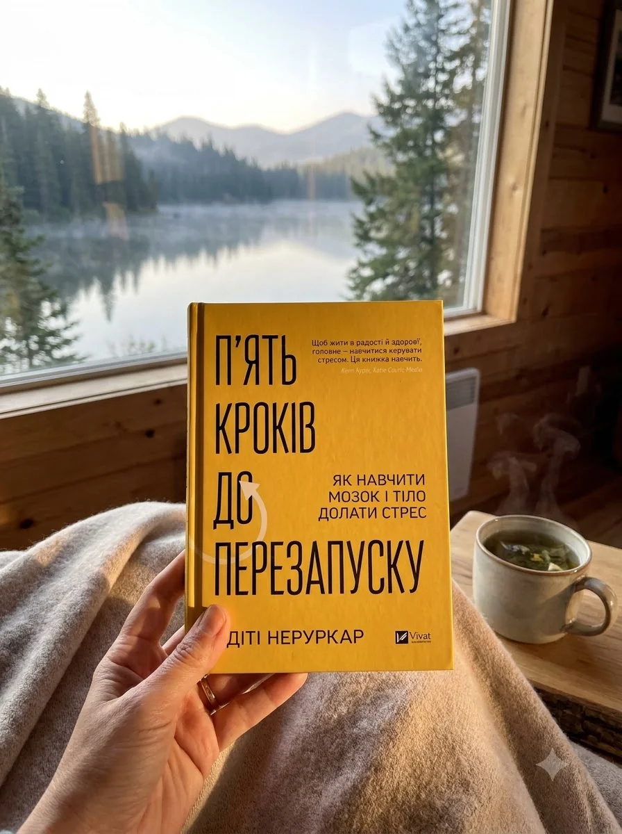 П’ять кроків до перезапуску. Як навчити мозок і тіло долати стрес, обкладинка