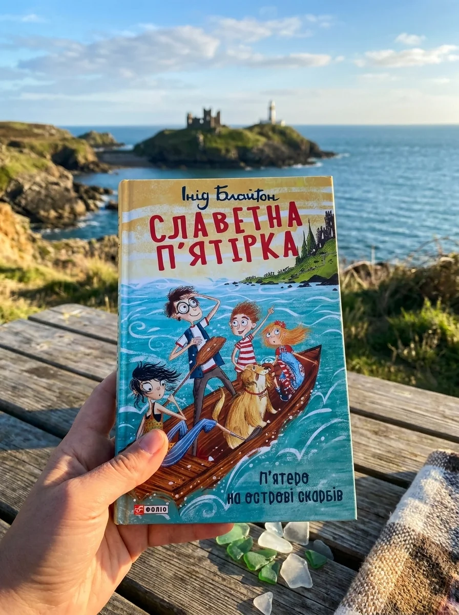 Славетна п’ятірка. Книга 1. П’ятеро на острові скарбів — фото 2