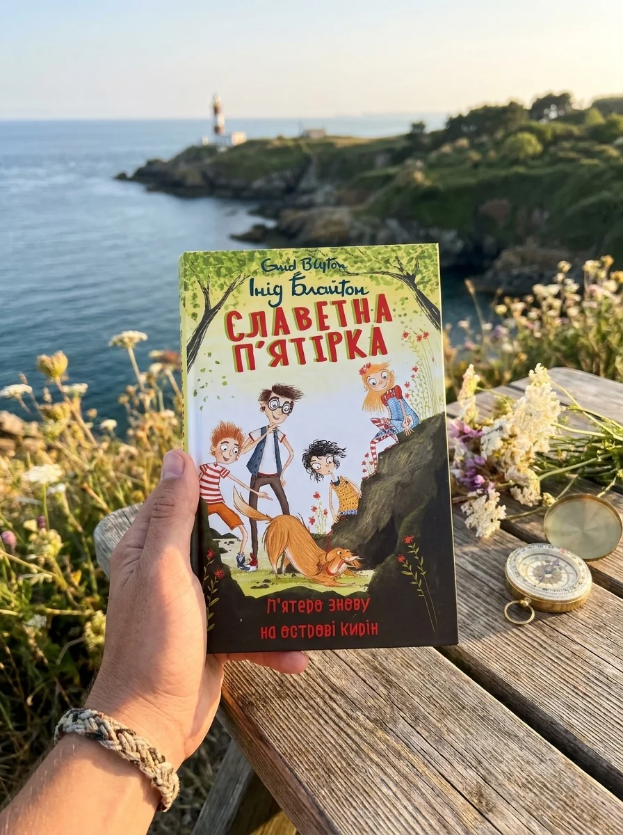 П’ятеро знову на острові Кирін. Славетна п’ятірка. Книга 6 — Дитяча проза