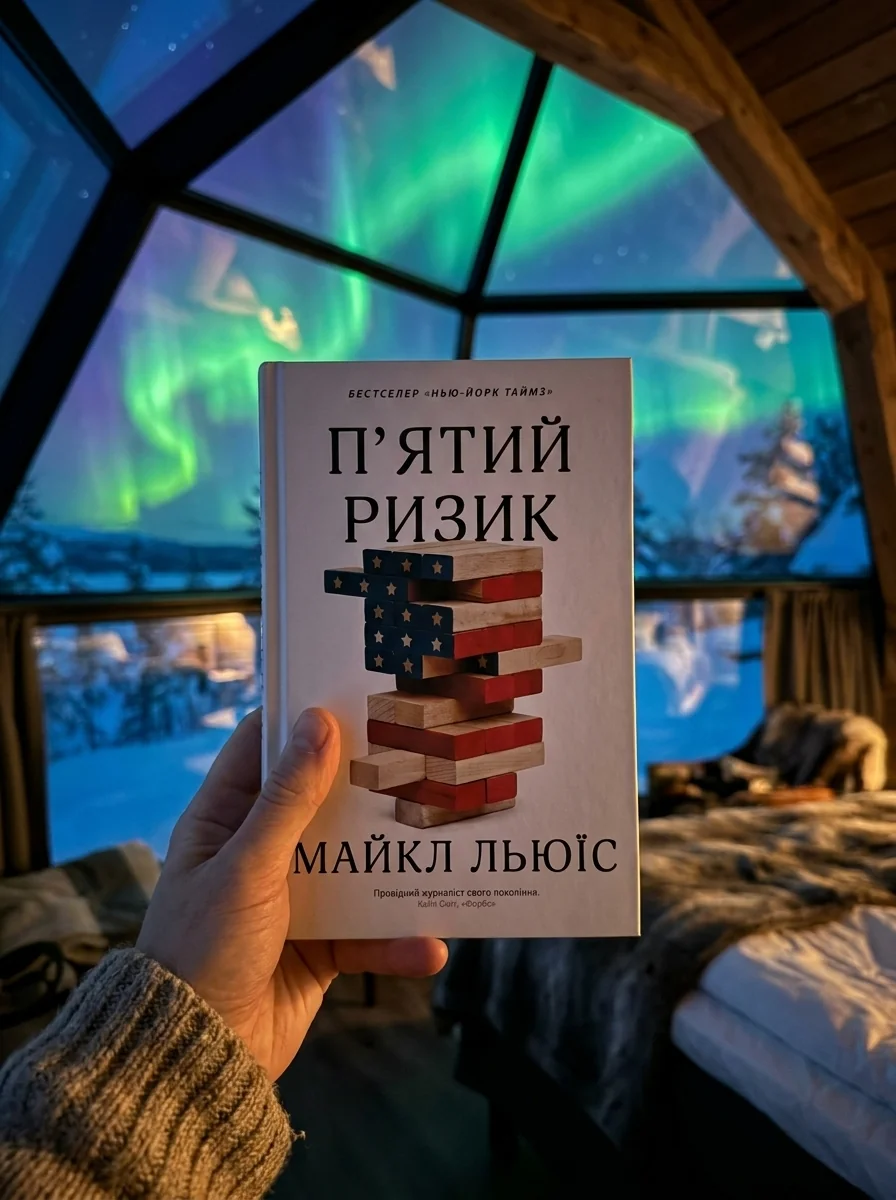 П'ятий ризик — Майкл Льюїс, обкладинка