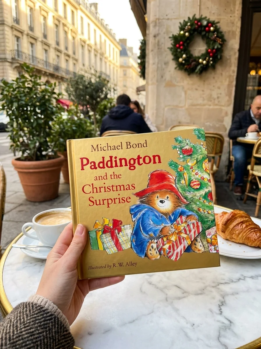 Paddington and the Christmas Surprise — Майкл Бонд, обкладинка