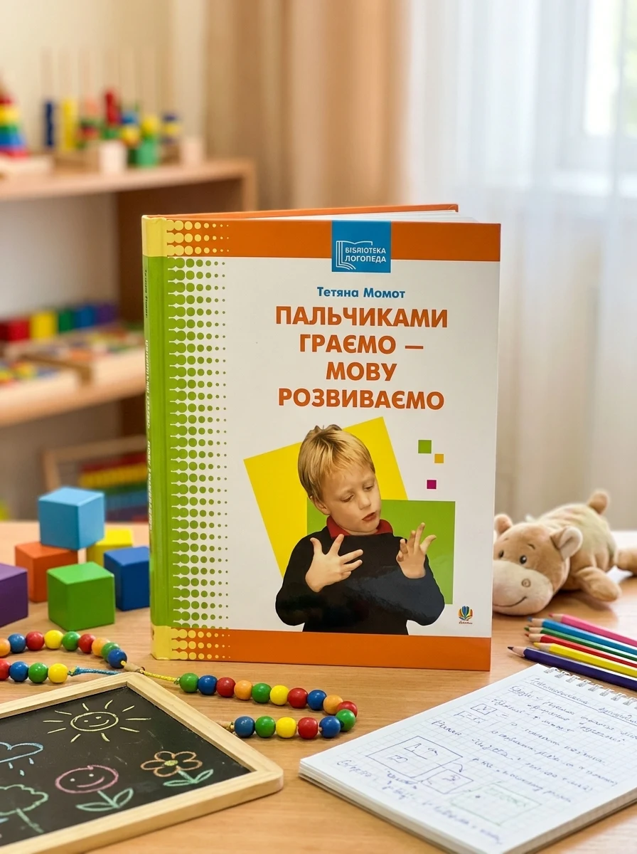 Пальчиками граємо – мову розвиваємо: Бібліотека логопеда-практика