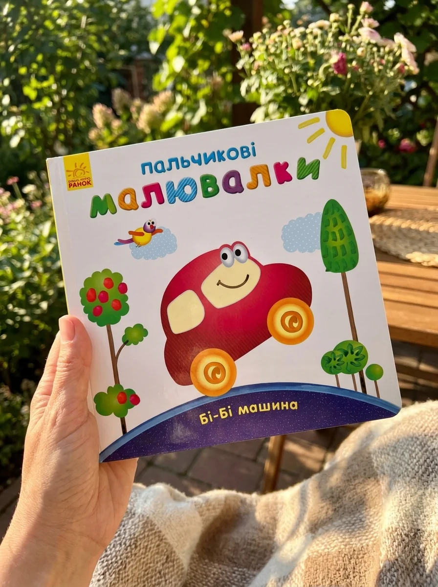 Пальчикові малювалки. Бі-бі машина — Юлія Каспарова, обкладинка
