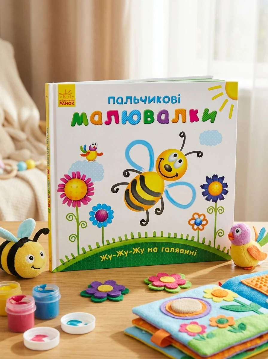 Пальчикові малювалки. Жу-жу-жу на галявині, — Дитяча література