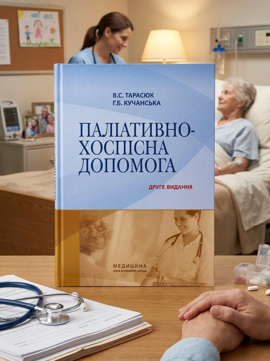 Паліативно-хоспісна допомога: навчальний посібник — В.С Тарасюк, обкладинка