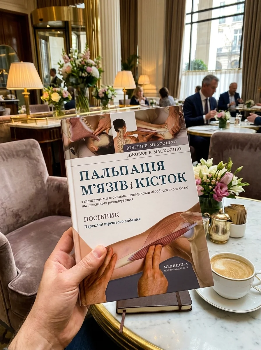 Пальпація м’язів і кісток з тригерними точками, патернами відображеного болю та технікою розтягування: посібник: 3-є видання — Книги