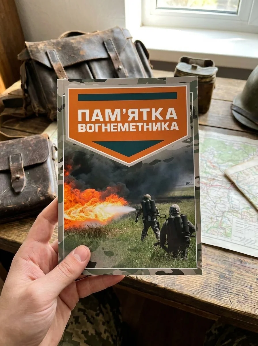 Пам’ятка вогнеметника — Історія та публіцистика