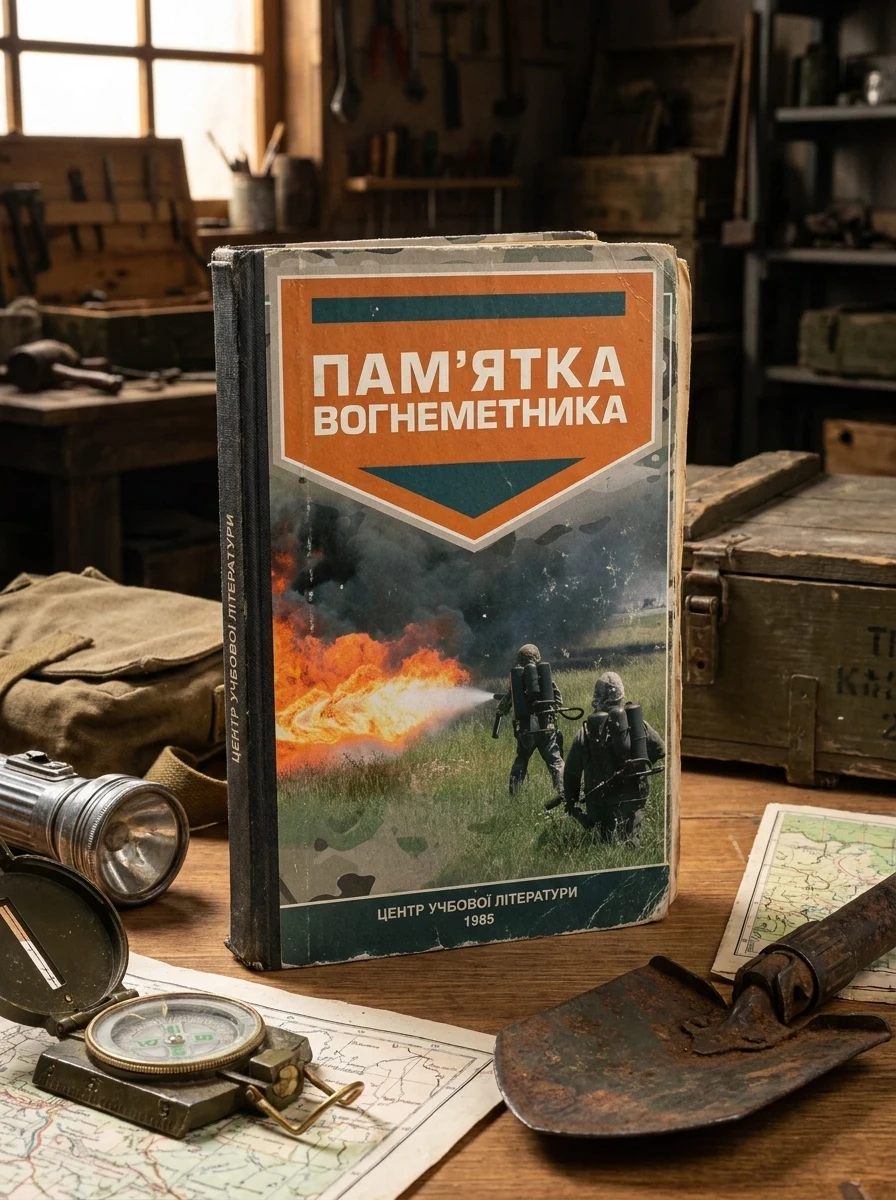 Пам’ятка вогнеметника, — Історія та публіцистика