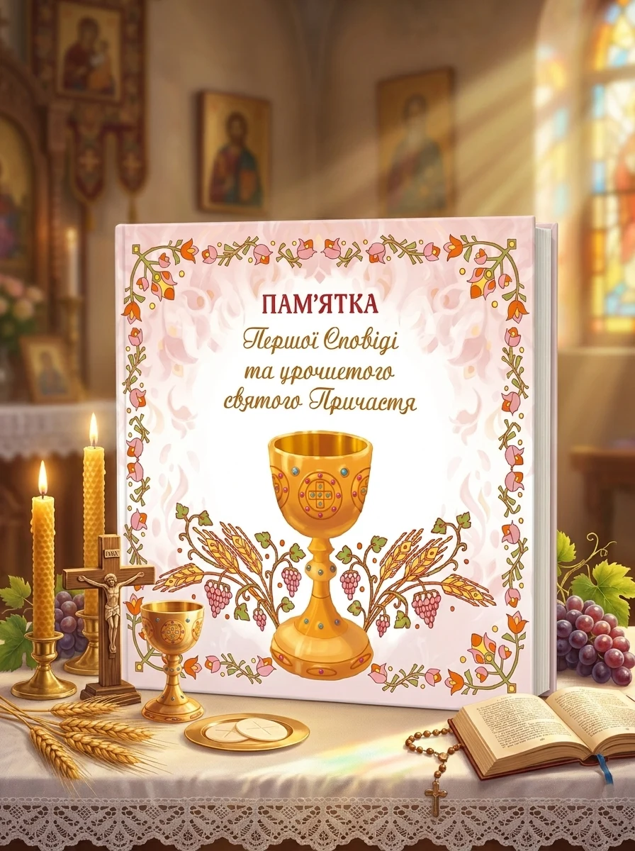 Пам’ятка Першої Сповіді й урочистого святого Причастя. Для дівчинки — Лідія Чир, фото 2