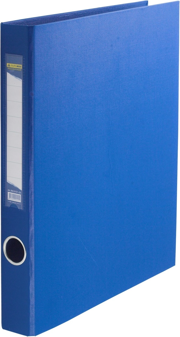 Папка А4 4 кільця PVC 40мм 3106 Buromax синя