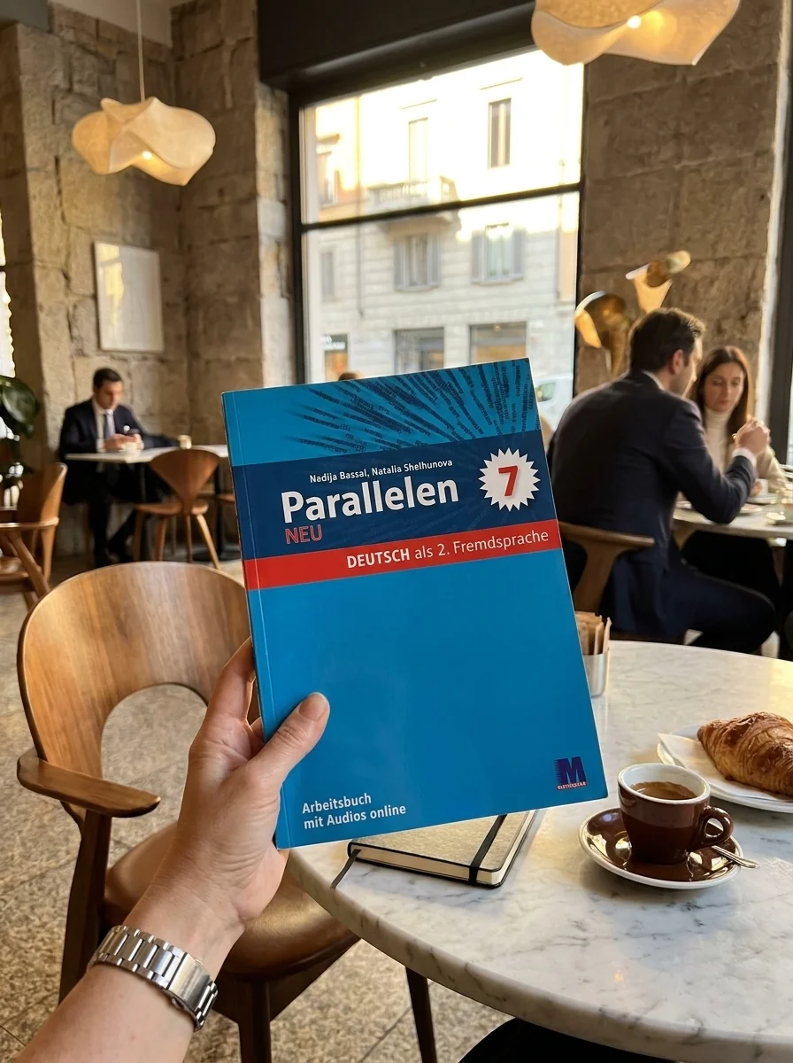Parallelen 7 Neu. Робочий зошит для 7-го клас — Надія Басай, обкладинка
