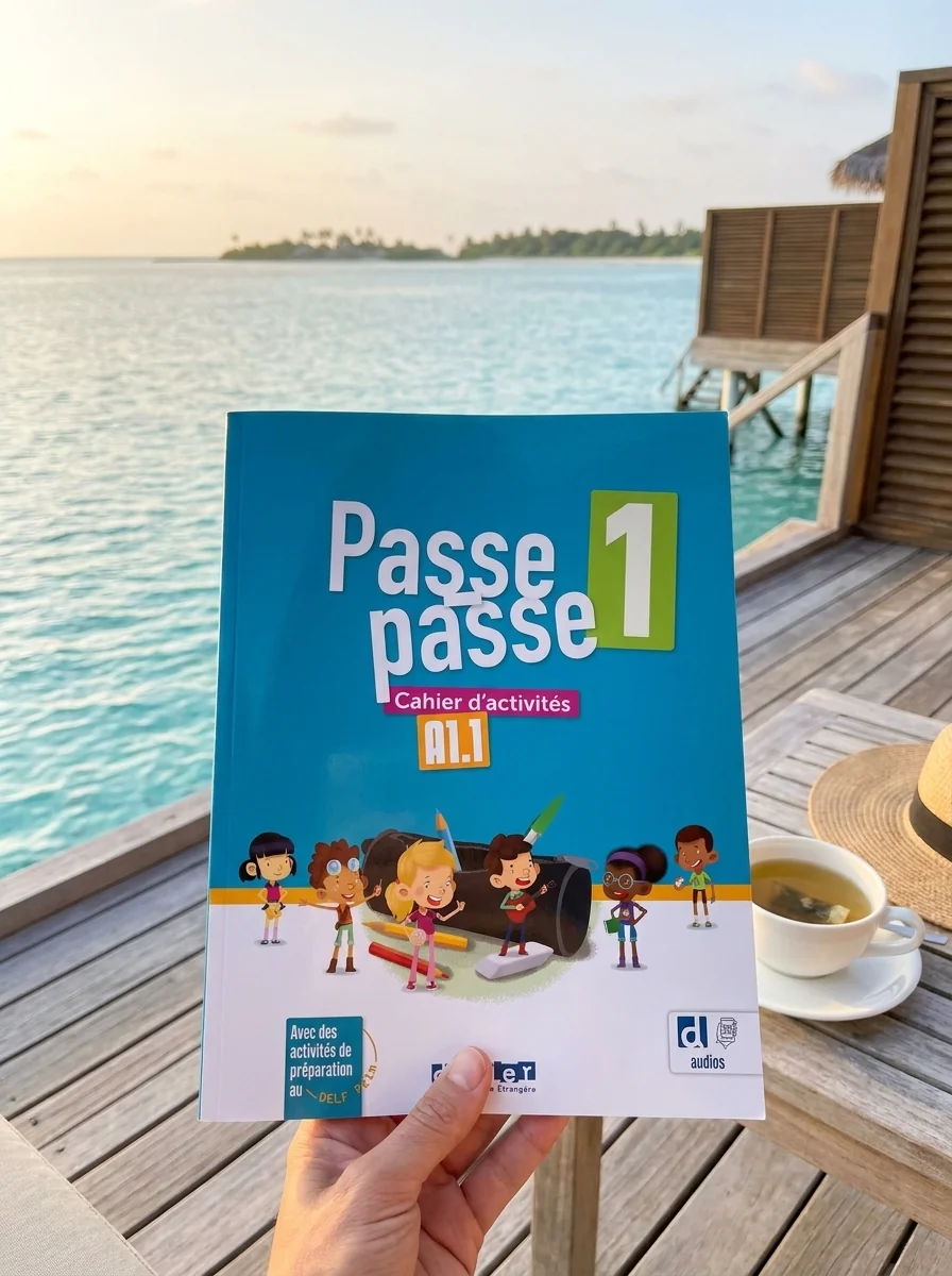 Passe-passe 1 A1.1 Cahier d'activités + didierfle.app — Кетрін Адам, обкладинка