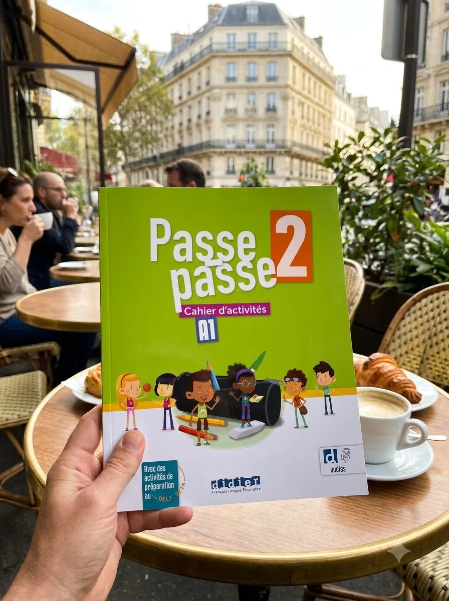 Passe-passe 2 A1 Cahier d'activités + didierfle.app — Маріон Мейнадьє, обкладинка