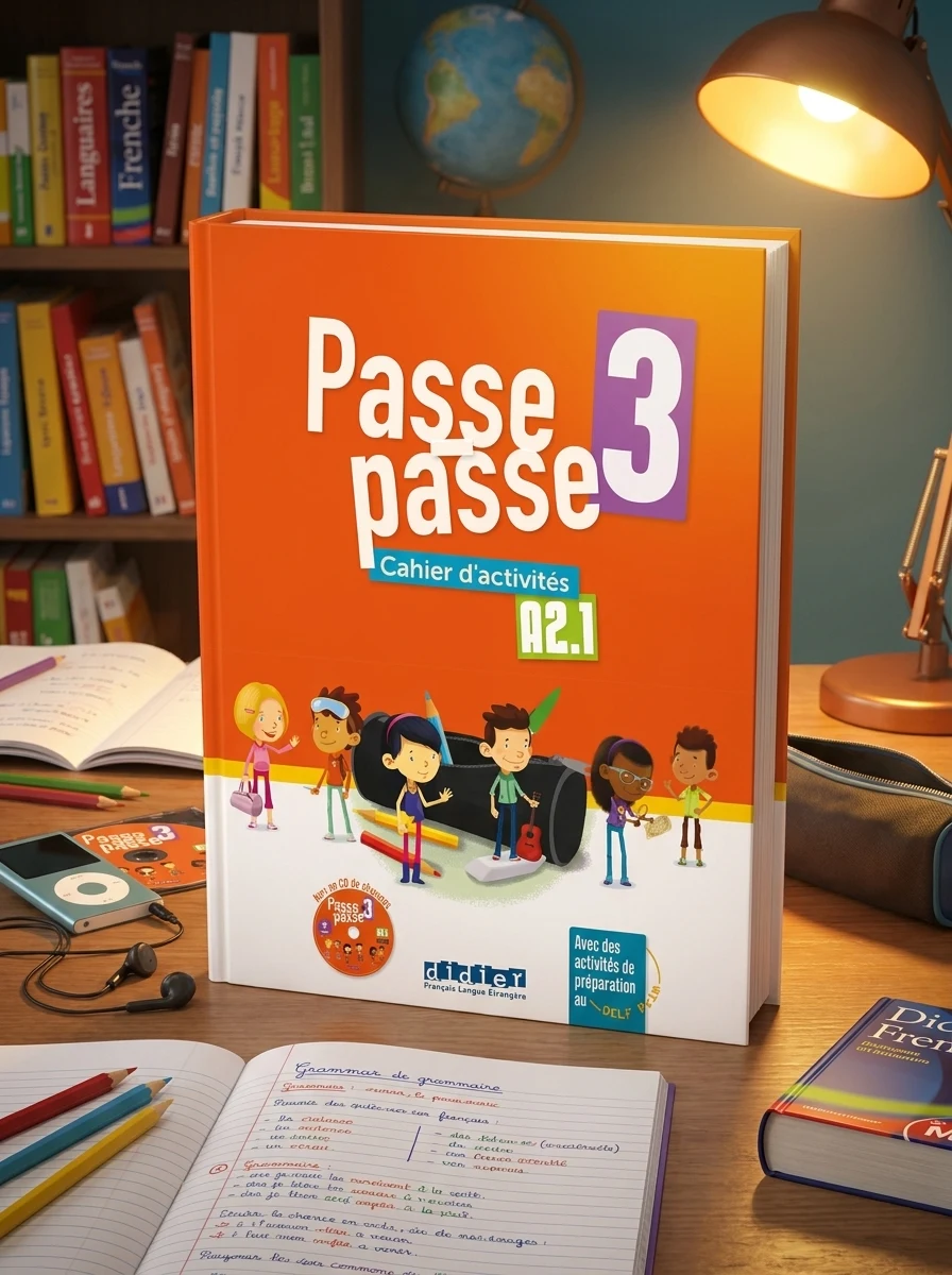 Passe-passe 3 A2.1 Cahier d'activités + CD mp3 — Вивчення мов
