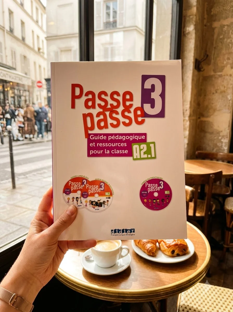 Passe-passe 3 A2.1 Guide Pédagogique et ressources pour la classe + CD mp3 + DVD, обкладинка