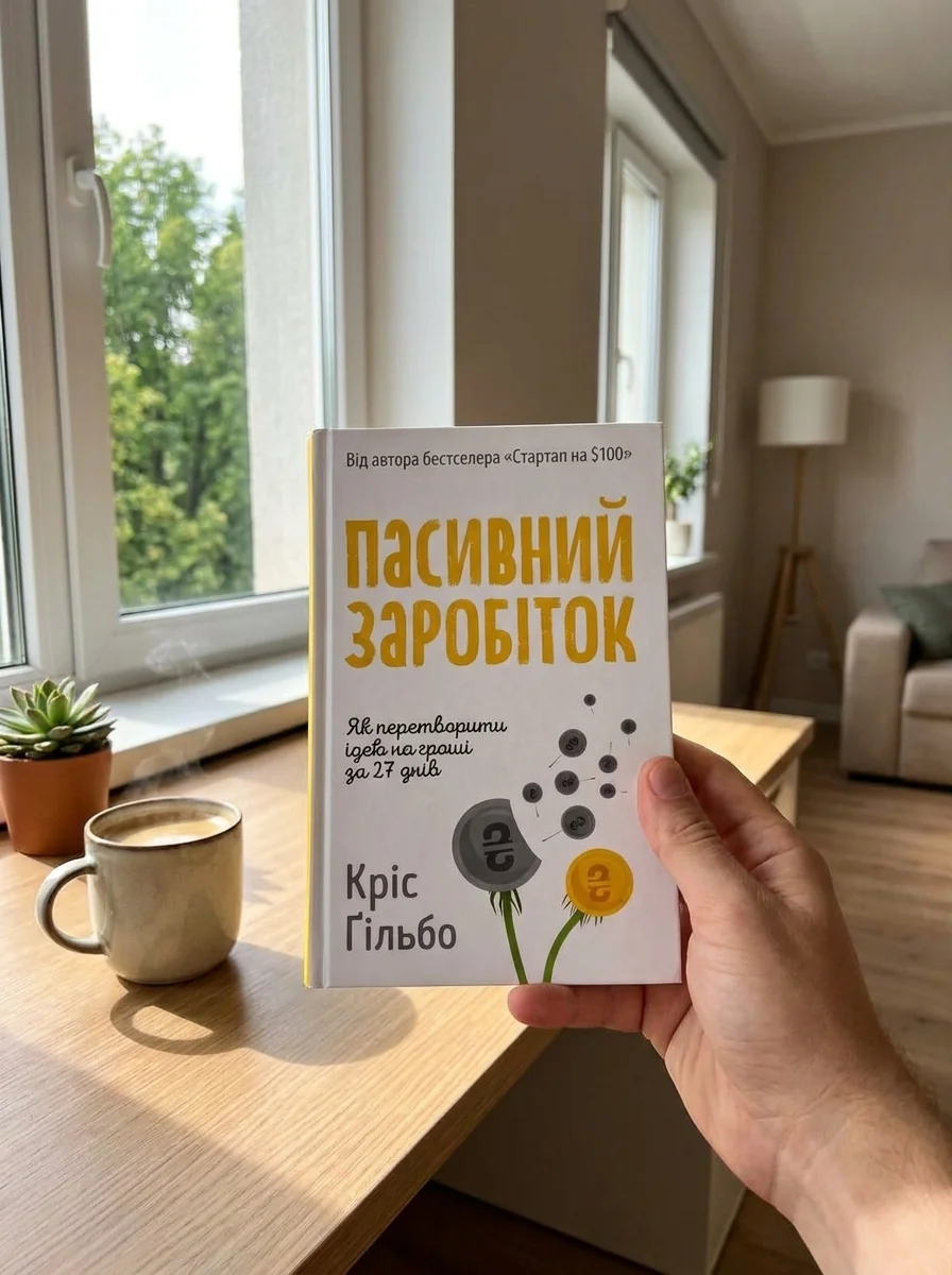 Пасивний заробіток. Як перетворити ідею на гроші за 27 днів — Кріс Ґільбо, обкладинка