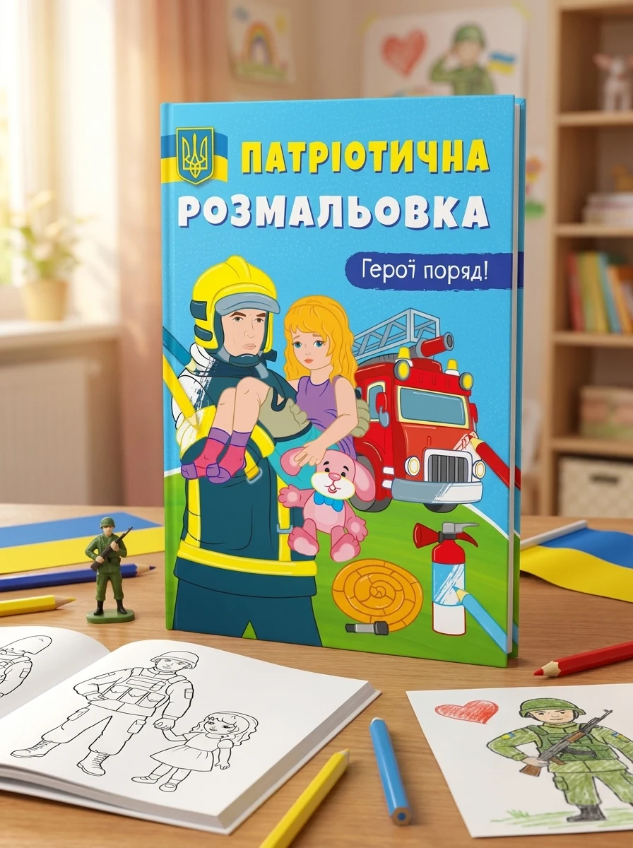 Патріотична розмальовка. Герої поряд! — Дитяча література