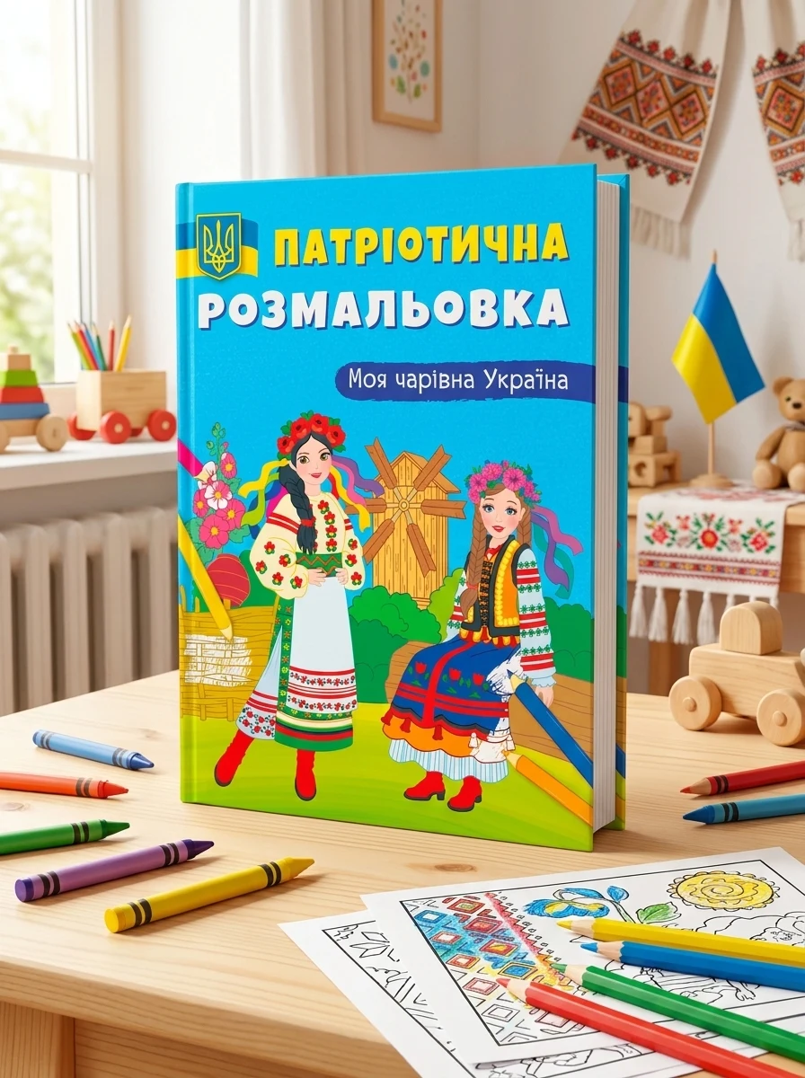 Патріотична розмальовка. Моя чарівна Україна, — Дитяча література