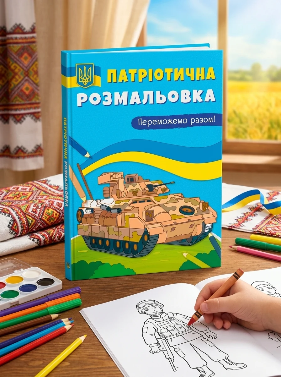 Патріотична розмальовка. Переможемо разом!, — Дитяча література
