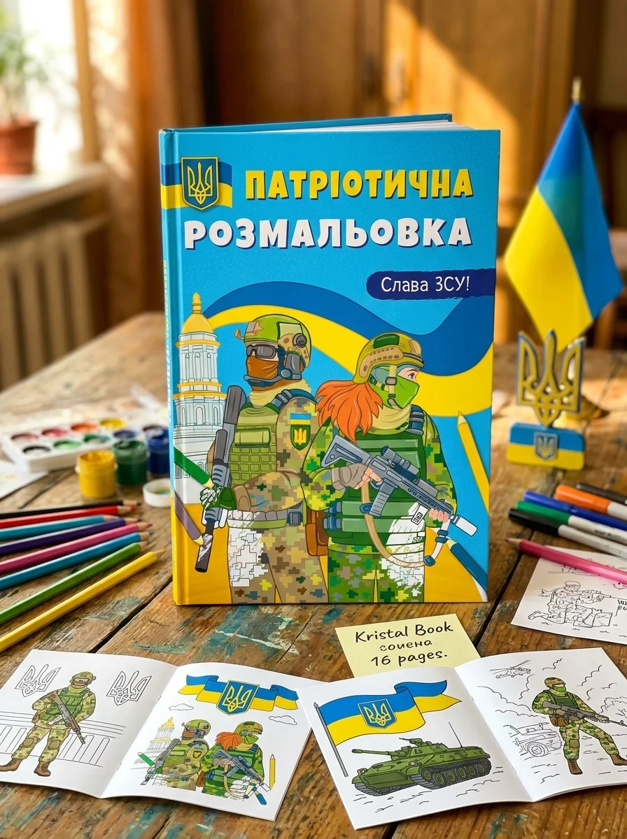 Патріотична розмальовка. Слава ЗСУ!, — Дитяча література