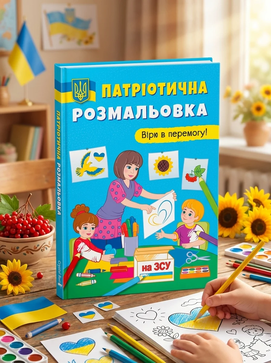 Патріотична розмальовка. Вірю в перемогу! — Дитяча література