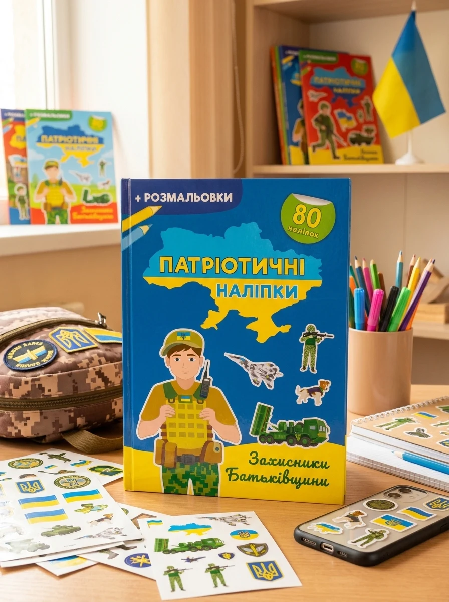 Патріотичні наліпки. Захисники Батьківщини, — Дитяча література