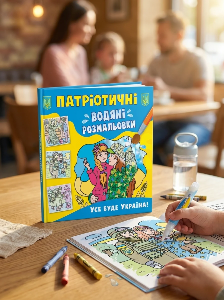 Патріотичні водяні розмальовки. Усе буде Україна!, — Дитяча література