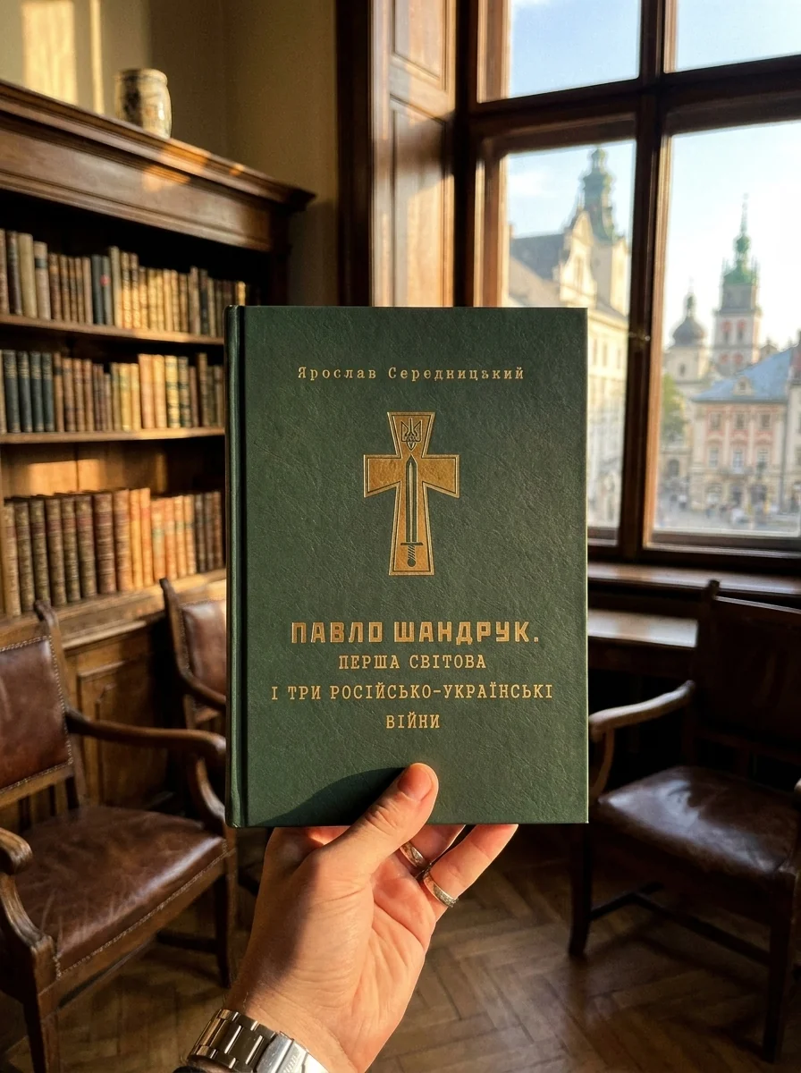 Павло Шандрук. Перша світова і три Російсько-Українські війни — Ярослав Середницький, обкладинка