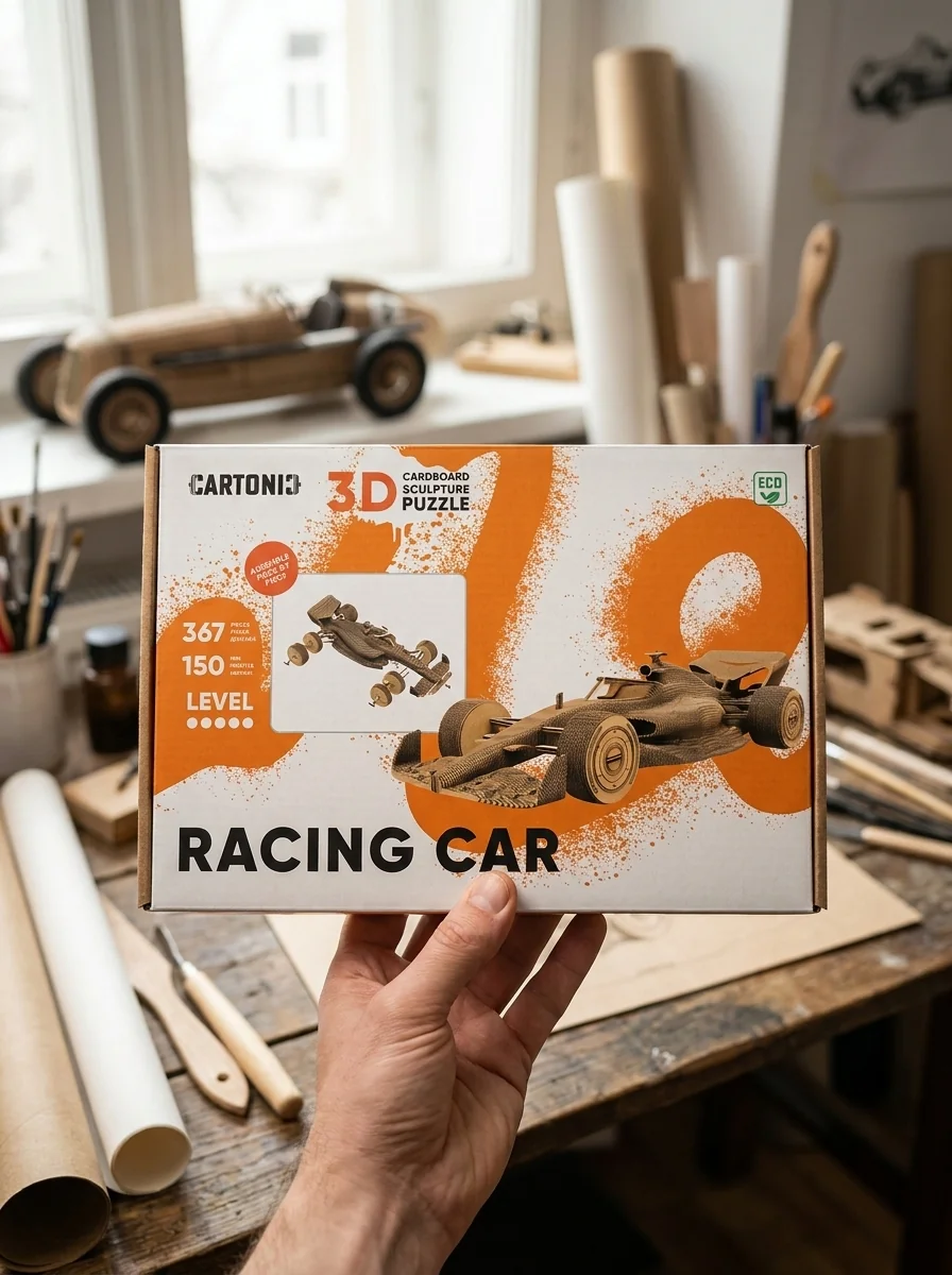 Пазл 3D "Racing Car", обкладинка