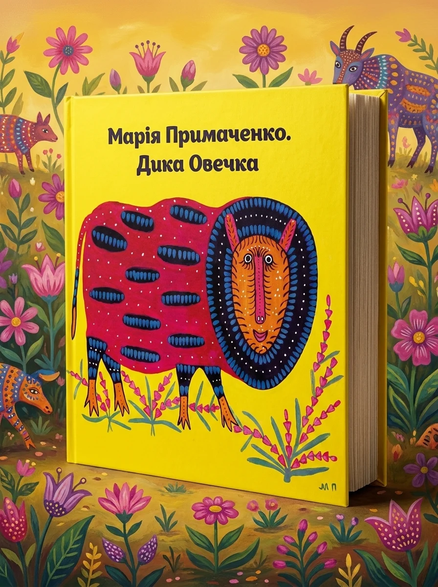 Пазл дерев'яний «Дика овечка» Марія Примаченко, обкладинка