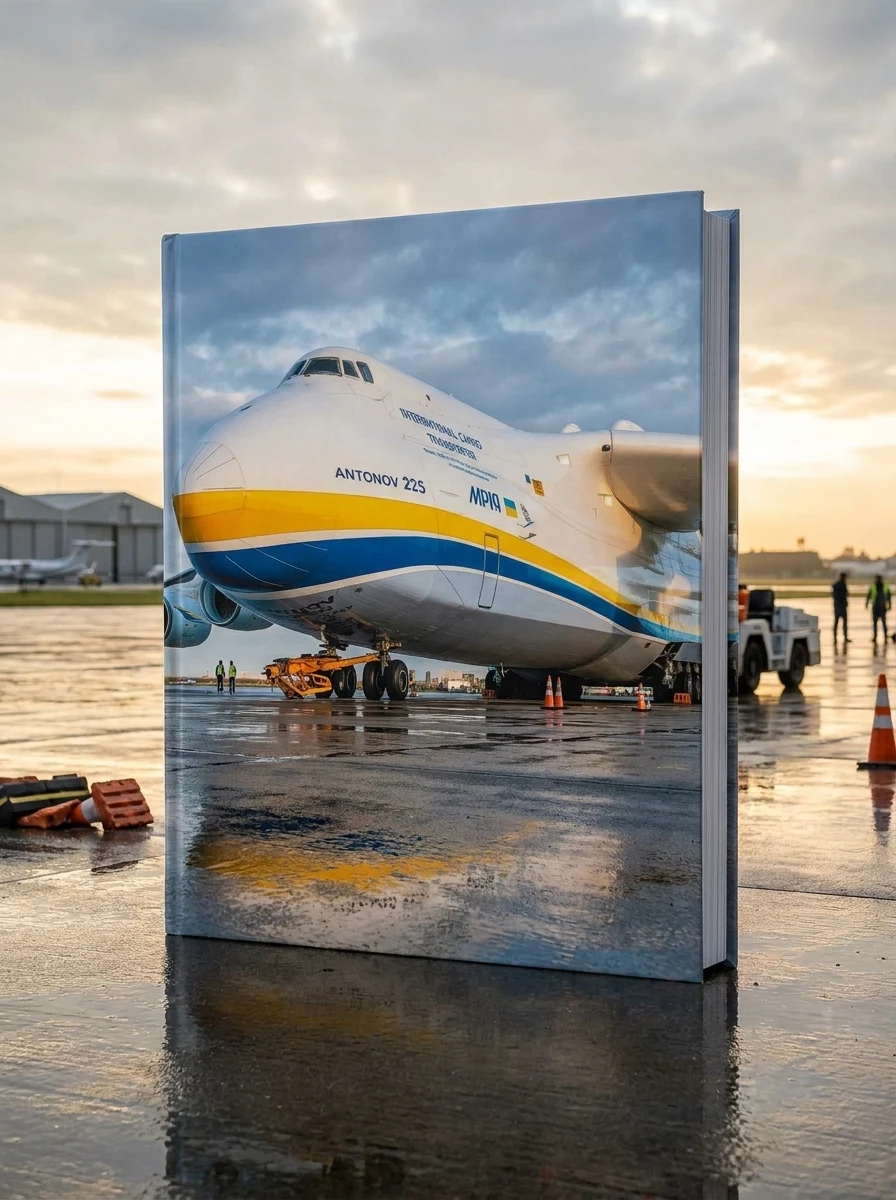 Пазли "Ан-225 Мрія — найбільший у світі літак", обкладинка