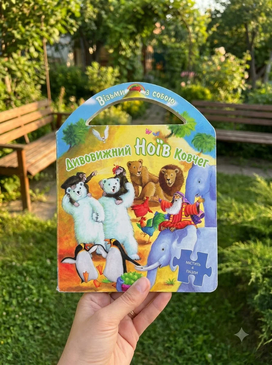Пазли. Дивовижний Ноїв ковчег — Книги