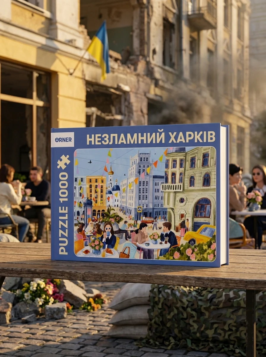 Пазли "Незламний Харків", обкладинка