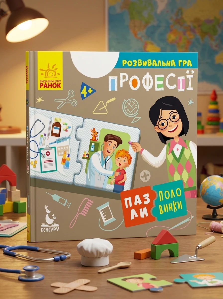 Пазли-половинки. Професії — Книги