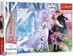 Пазли Trefl 200 Frozen Чарівний світ сестер — фото 2