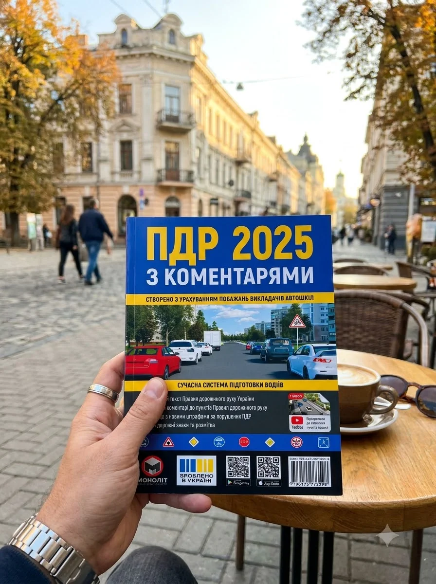 ПДР 2025 з коментарями Правила дорожнього руху України — Навчальна література