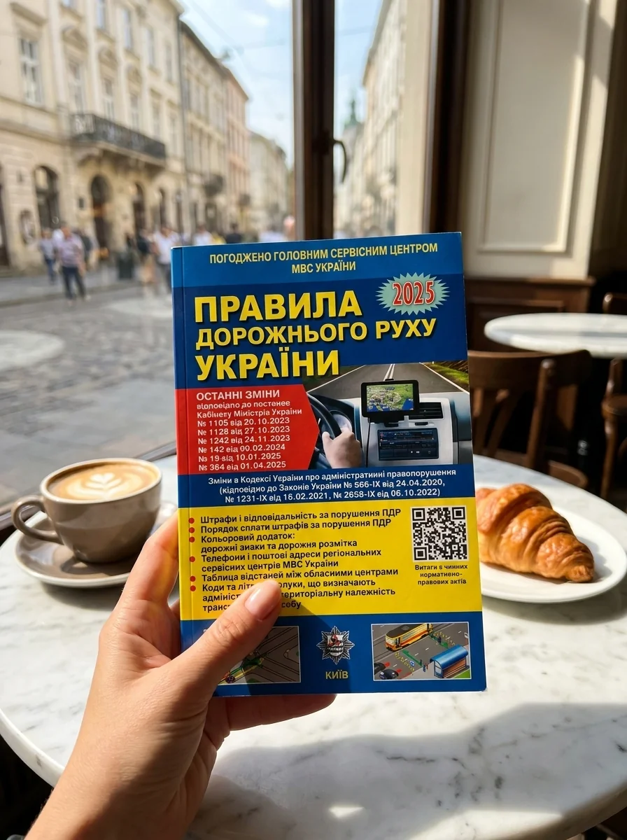 ПДР України 2025 Постанова 364 від 01 04 25 + Кольорова вкладка — Збірка авторів, обкладинка