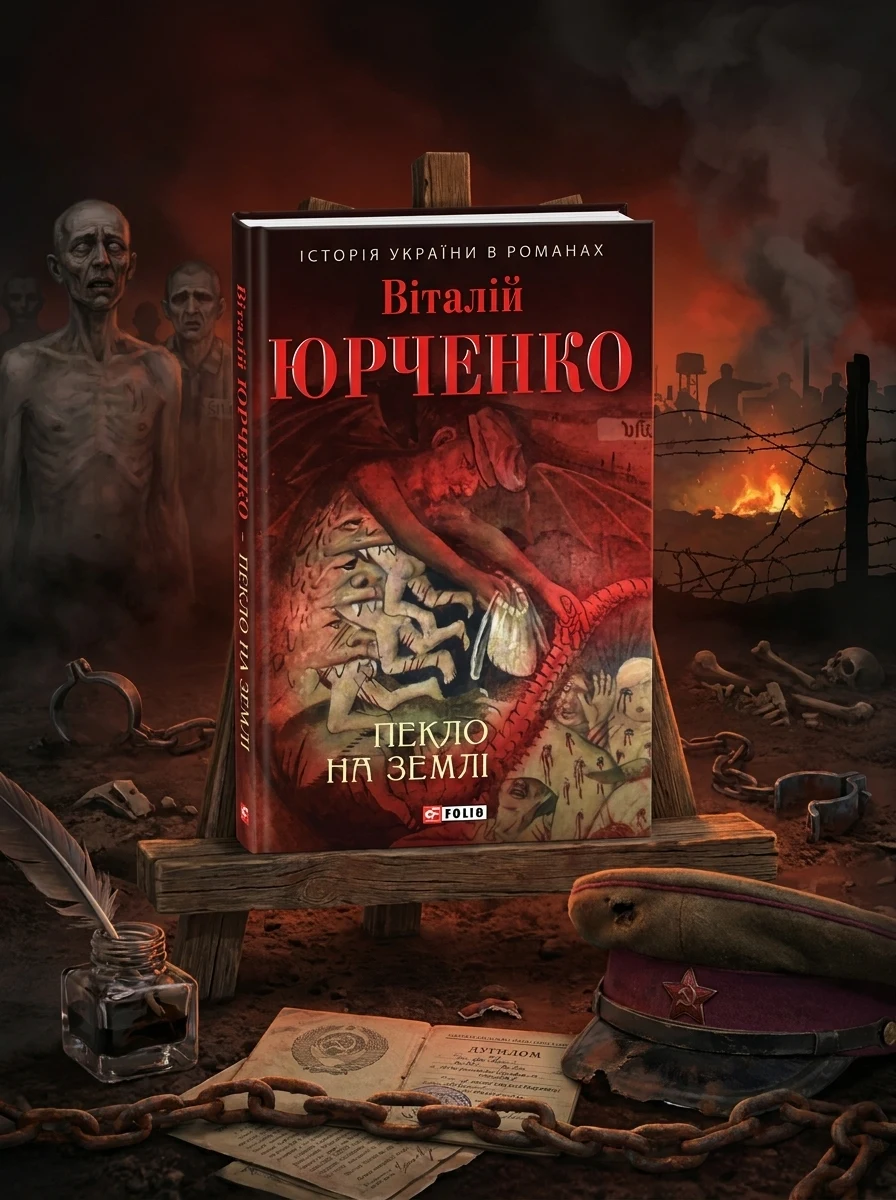 Пекло на землі — Віталій Юрченко, обкладинка